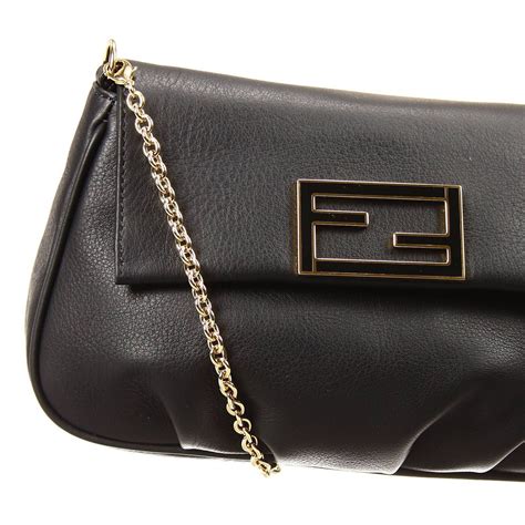 fendi clutch with chain|Fendi clutch for sale.